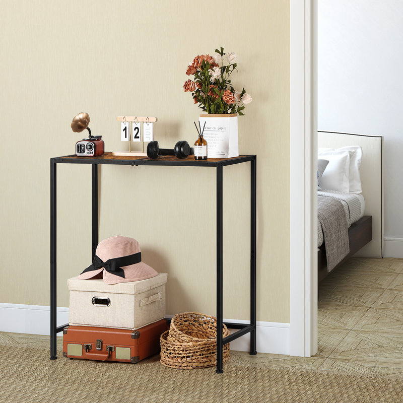 Console 31,5 po, gris, Brun