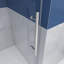 60 in. x 76 in. Frameless Sliding Shower Door in Brushed Nickel