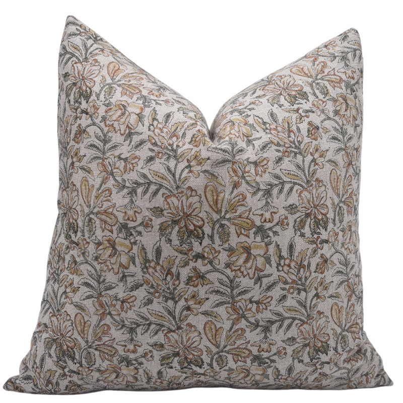 Housse de coussin en lin 26x26, 26 po x 26 po