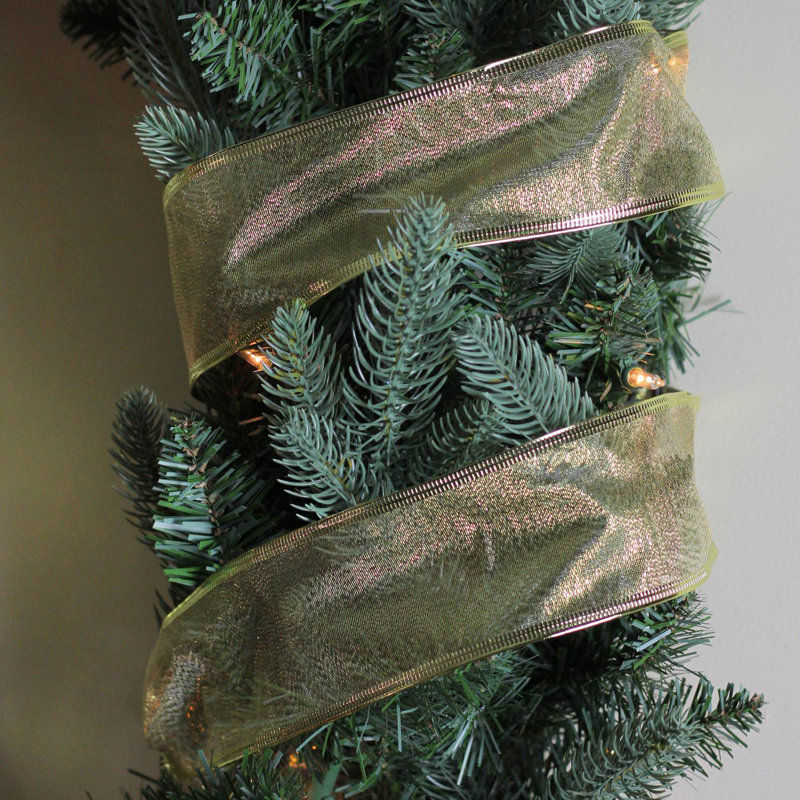 Bobines de Noël Christmas Craft 2,5 po x 120 verges, Or