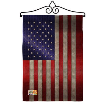 Norayr Double Sided 18.5'' H x 13'' W Polyester Flag Set