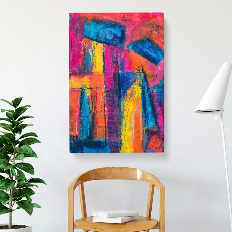 Abstract Art Painting Vol.287 by S.Johnson - Wrapped Canvas, 60cm H x 40cm W x 3cm D