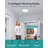 Battery Operated Ceiling Light Rechargeable Motion Sensor Lamp Indoor Wireless Shower Light With Remote 3000K 4500K 6500K 7.48In Dimmable Timing Motion Activated Light