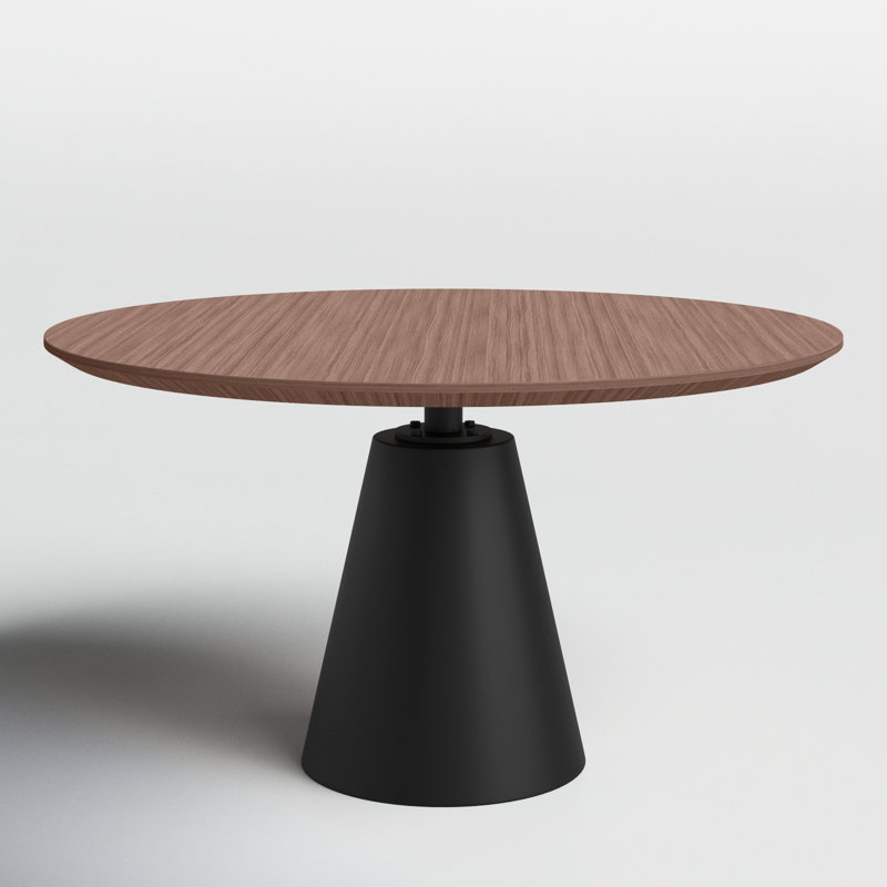 Anbar Round Metal Base Dining Table