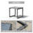 Ables Wicker 2 - Person Patio Conversation Set with Cushions-252323430