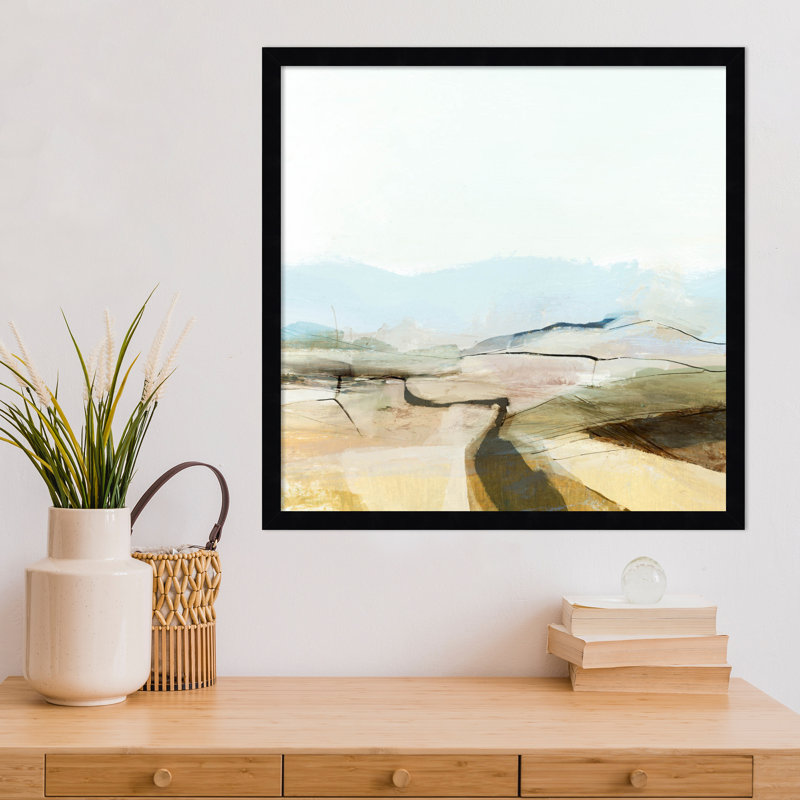 Exton Countryview, impression encadrée sur papier par Dan Hobday, Noir, H 21 po x l 21 po