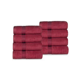 Ensemble de serviettes à main 100% coton 8 pièces Merat