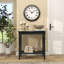 Console de salon en bois noir-133034723