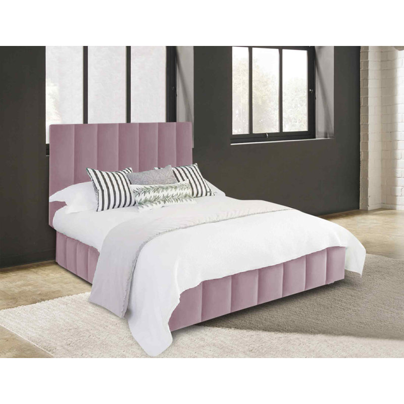 Upholstered Bed, Super King (6'), Pink