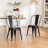 Stackable Iron Dining Chairs (Set of 4)-377185753