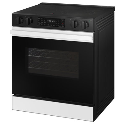 Samsung Bespoke Smart Slide-In Electric Range 6.3 cu. ft. with Air Fry and Precision Knobs -  NSE6DB830012AA