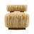 Tilton Zebra-Stripe Chenille Accent Chair-1248933957