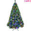 Arbre de Noël de 6 pi avec 280 lumières DEL contrôlées, synchro musicale, 917 pointes et un support en métal pour une présentation stable