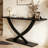 57'' Modern Rustic Console Table-914088497