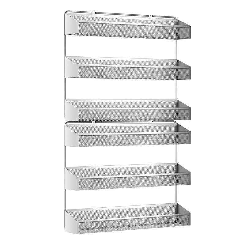 Wall Spice Rack, Chrome