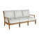 Haley Teak Outdoor Lattice Back Sofa
