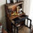Black&Walnut Solid  Wood Sideboard