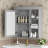Wall Mounted Bathroom Cabinet With Mirror And Storage-302985274