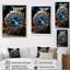 Horloge horloge opulente I - reproduction sur toile-1239991567-1239991562
