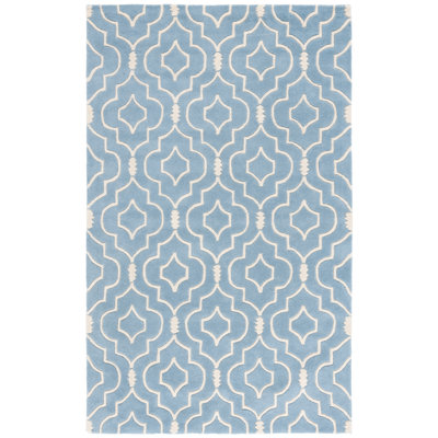 Carolene Hand Tufted Wool Geometric Rug