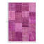 Geometric Area Rug in Pink