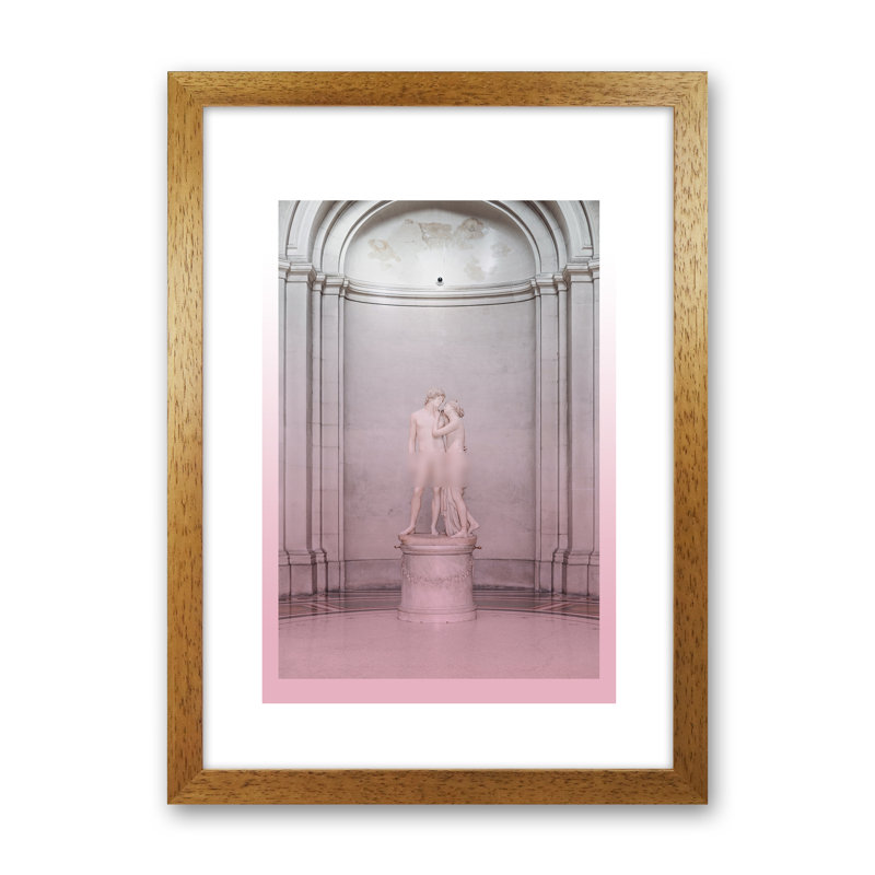 Adamus And Evalus - Print, Oak Framed, 29.7cm H x 21cm W x 3cm D