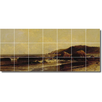 Carreau de peinture murale décorative en céramique 29,75 po x 12,75 po 4,25 po x 4,25 po