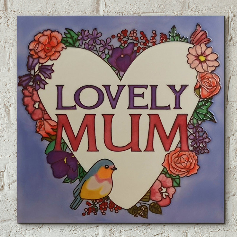 Handmade Plants & Flowers Wall Decor on Ceramic / Porcelain