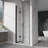 Goodyo 30"X 72" Pivot Bifold Frameless Glass Shower Door 1/4 Inch (6Mm) Tempered Clear Glass Swing Shower Panel In Black Finish, Reversible Installation-124947427