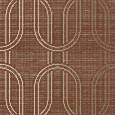 Geometric Metallic Wallpaper Double Roll