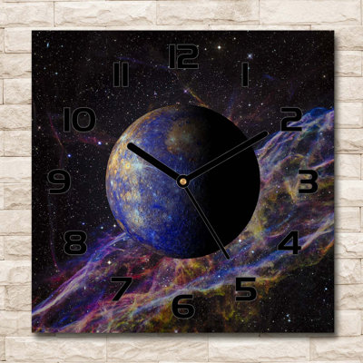Glass Wall Clock