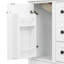 Meuble-lavabo autoportant de 24 po avec lavabo et tiroirs en céramique Birtz-1010882700