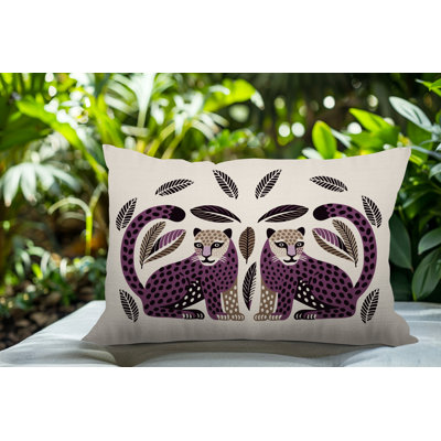Coussin lombaire réversible Ayra Leopard