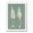 White Framed Paper Print