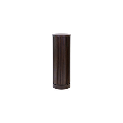 Graelynn Round Pedestal - Brown