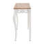Console Baxton Studio Riquin - Table d'appoint en bois sculpté à motif floral