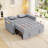 Velvet Convertible Sleeper Sofa Bed-1935576657
