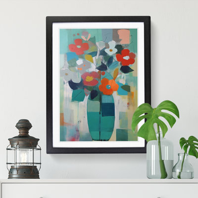 Anaye Mid Century Modern Flowers Vol.5 1 Piece Single Picture Frame Wall Art