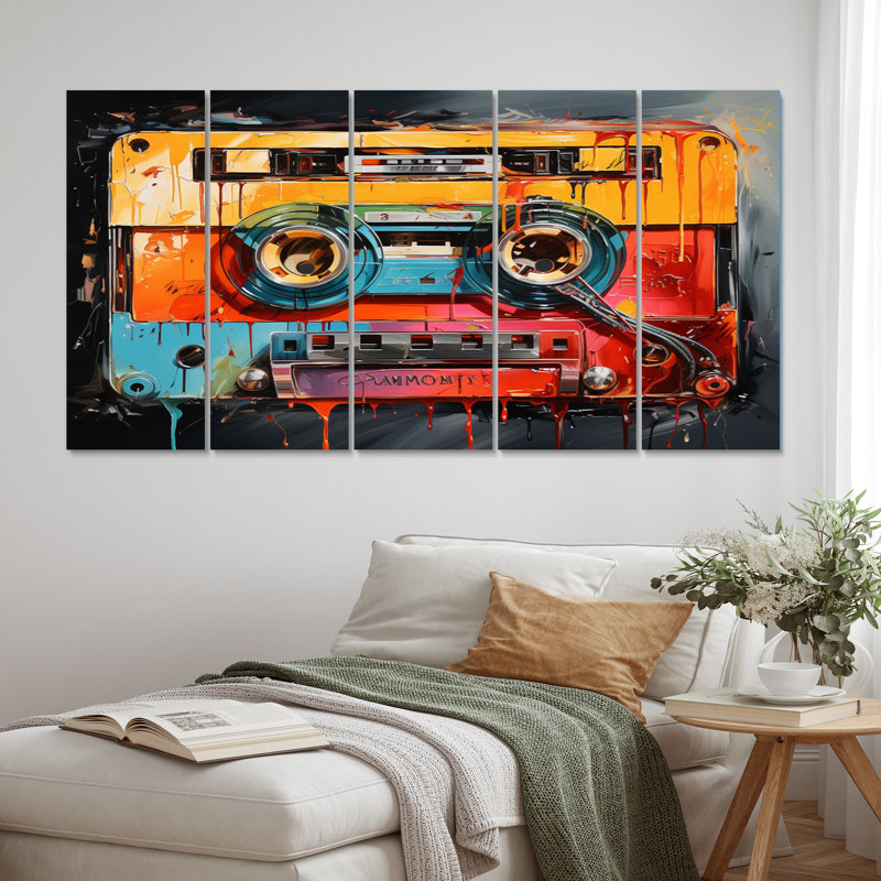 Traditional Entertainment Wall Decor on Metal