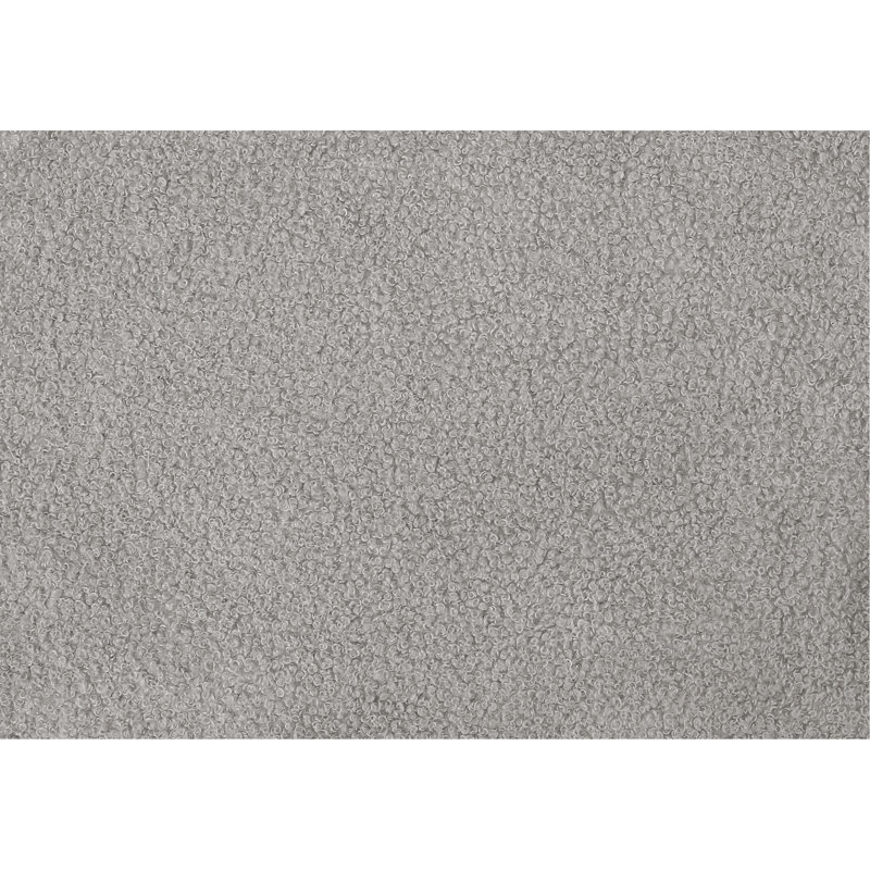 Lit, grand lit, tapissier, cadre seulement, chambre à coucher, boucle gris clair, transitionnel, Gris clair, Grand lit