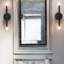 Luminaire mural à intensité variable en acier 2 lumières Jamir -69559488