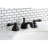 Kingston Brass Duchess Two-Handle 3-Hole Deck Mount Widespread Bathroom Faucet with Brass Pop-Up Drain-12624581