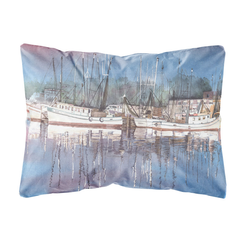 Coussin intérieur / extérieur bleu Harbor