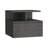 14" Brown Wood One Drawer Floating Nightstand-1277933048