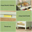 Table d'appoint en rotin, petite armoire de rangement, table de chevet