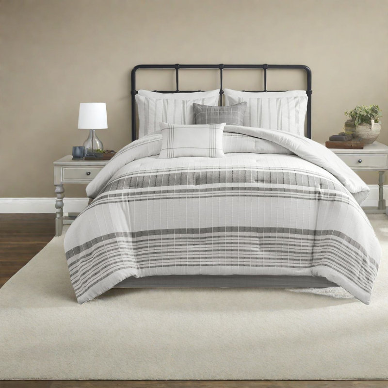 Ensembles de literie en coton surdimensionnés pour grand lit, jacquard maison de campagne