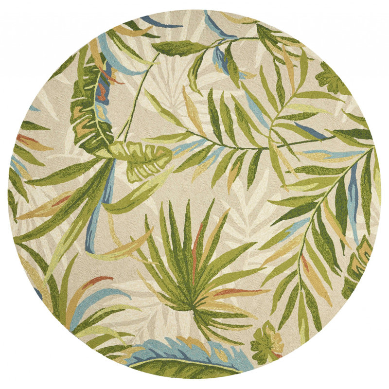 Tapis touffeté à la main Bigley, Rond 7 pi
