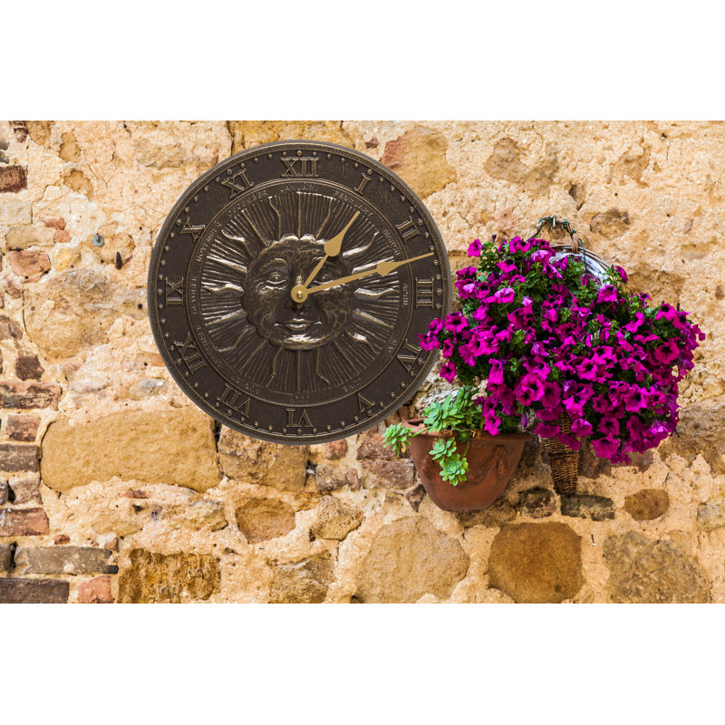 Horloge murale 12 po Sunface