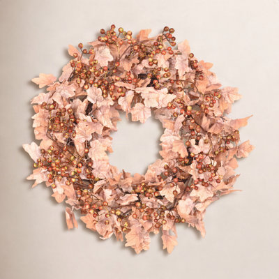 26" Handcrafted Maple Thanksgiving Wreath