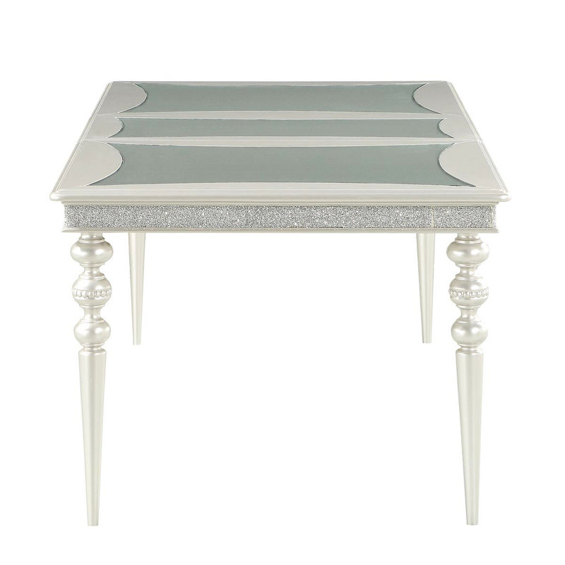 Lesi Dining Table, Platinum
